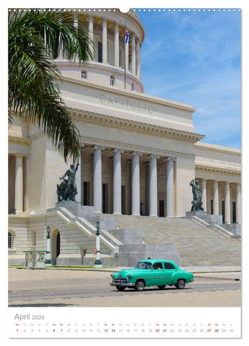 Old Cars of Cuba (CALVENDO Premium Wandkalender 2024)