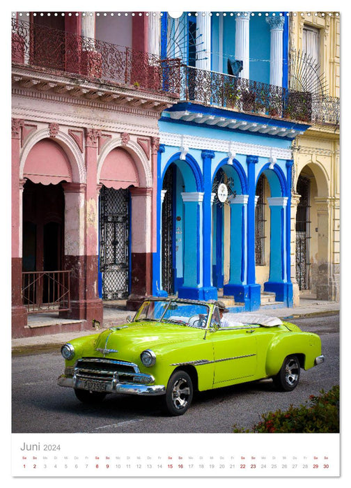 Vieilles voitures de Cuba (Calvendo Premium Calendrier mural 2024) 