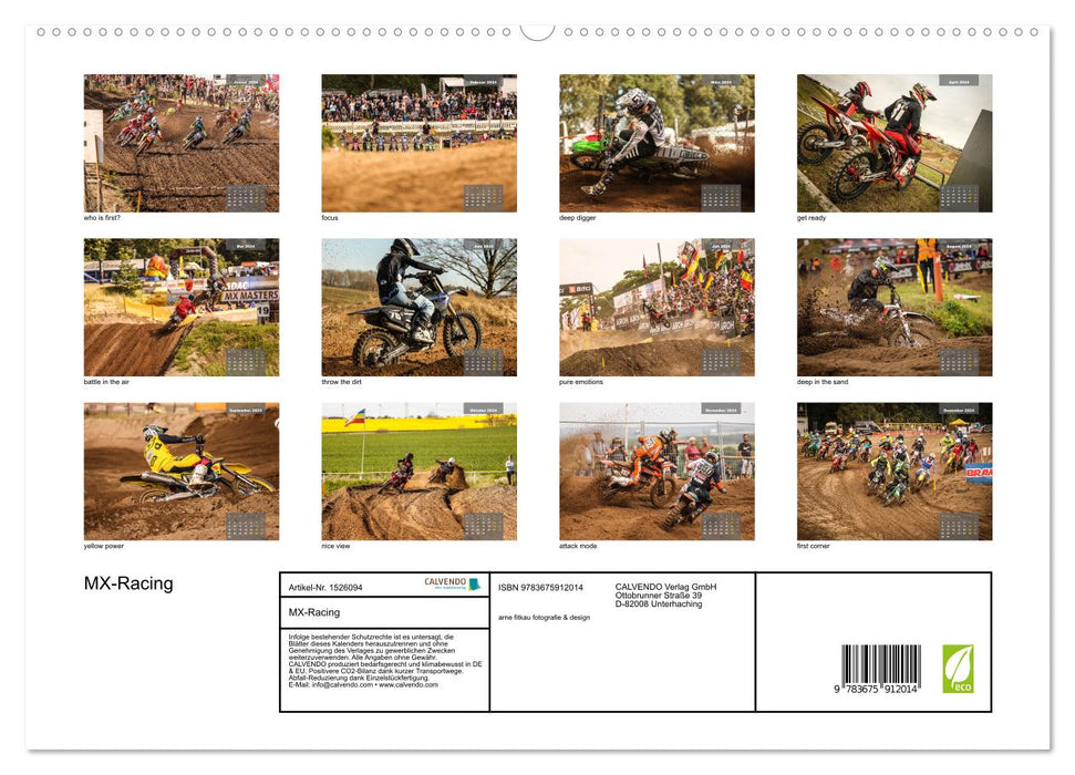 MX-Racing 2024 (CALVENDO Premium Wandkalender 2024)