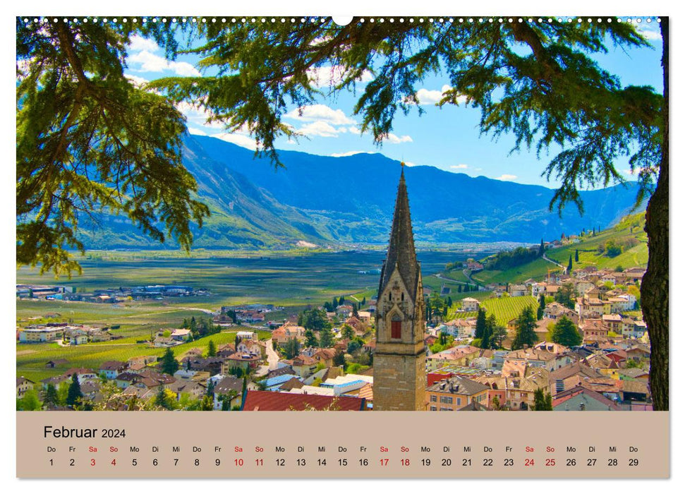 Streifzüge durch Südtirol (CALVENDO Wandkalender 2024)