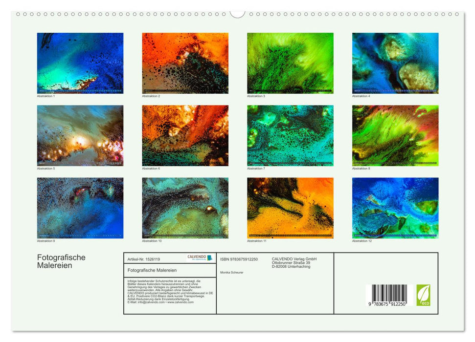 Fotografische Malereien (CALVENDO Premium Wandkalender 2024)