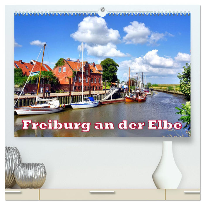 Freiburg an der Elbe (CALVENDO Premium Wandkalender 2024)