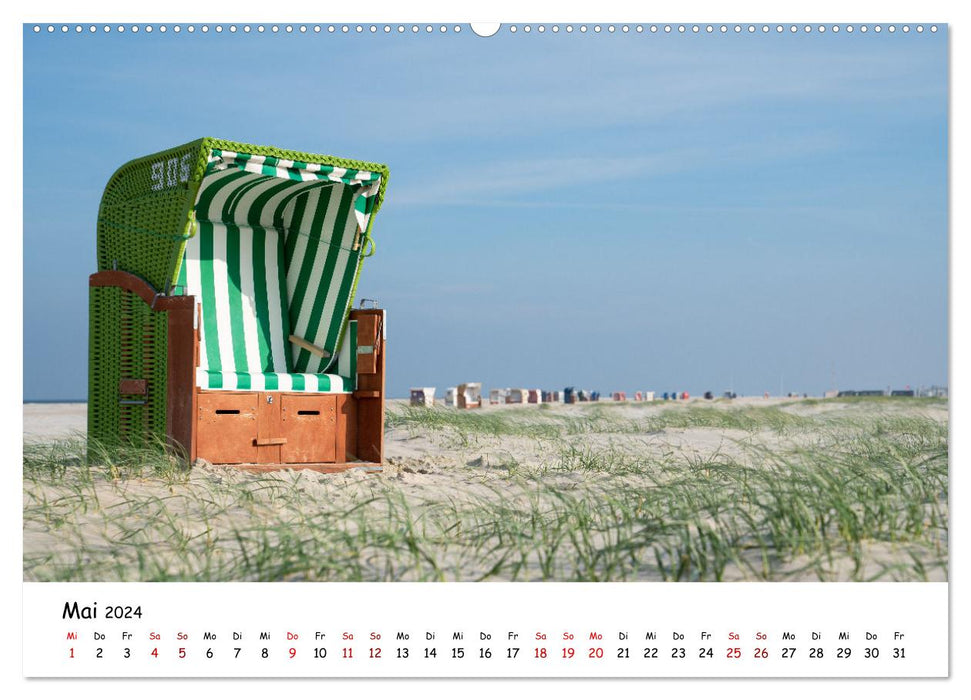 Discover Home - Îles de la Frise du Nord (Calvendo Premium Wall Calendar 2024) 