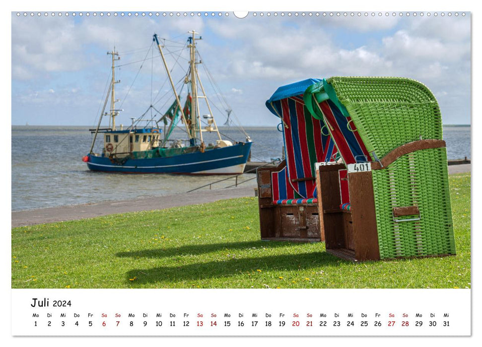 Discover Home - Îles de la Frise du Nord (Calvendo Premium Wall Calendar 2024) 