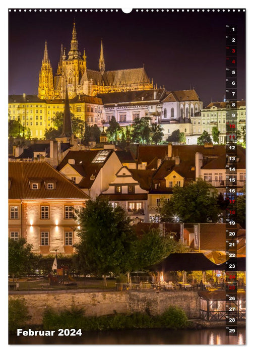 PRAGUE Cœur de la ville historique (Calvendo Premium Calendrier mural 2024) 