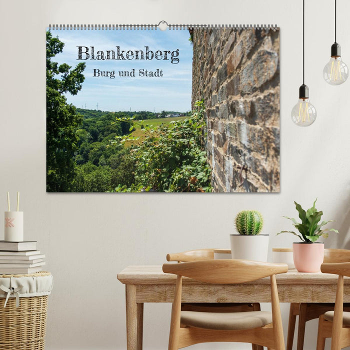 Blankenberg Burg und Stadt (CALVENDO Wandkalender 2024)