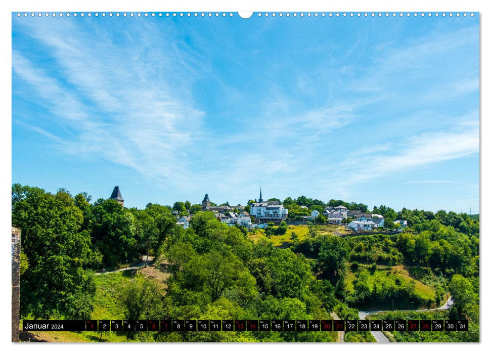 Blankenberg Burg und Stadt (CALVENDO Wandkalender 2024)