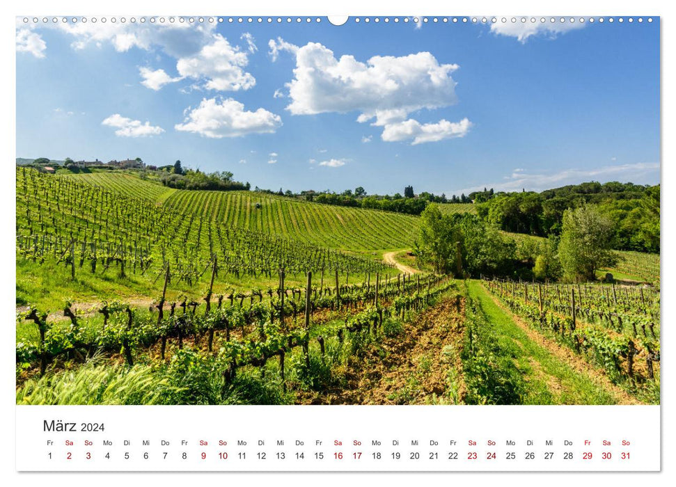Südliche Toskana (CALVENDO Premium Wandkalender 2024)