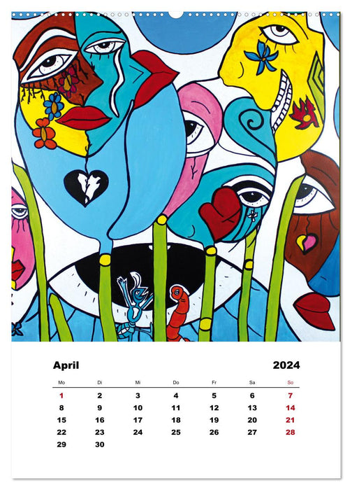 Pop Art - Atelier Zippo (CALVENDO Premium Wandkalender 2024)