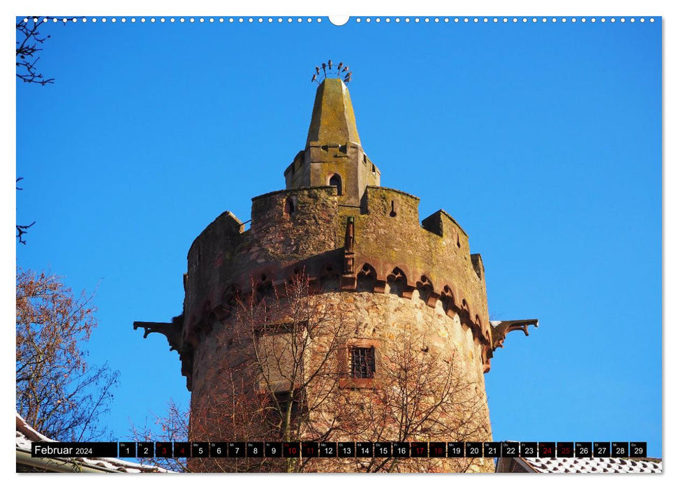 Weinheim - City under the Two Castles (CALVENDO Premium Wall Calendar 2024) 