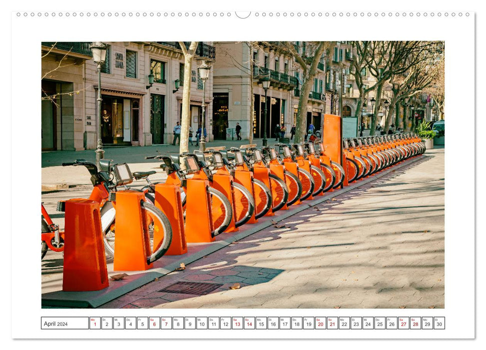 Barcelona - a dream travel destination (CALVENDO wall calendar 2024) 