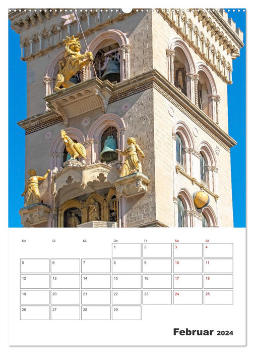 Messina - Travel Planner (CALVENDO Premium Wall Calendar 2024) 