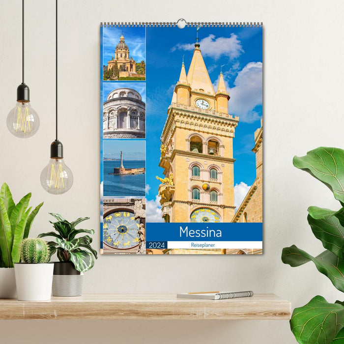 Messina - Travel Planner (CALVENDO Wall Calendar 2024) 