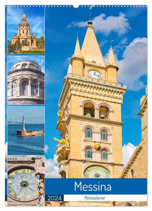 Messina - Reiseplaner (CALVENDO Wandkalender 2024)