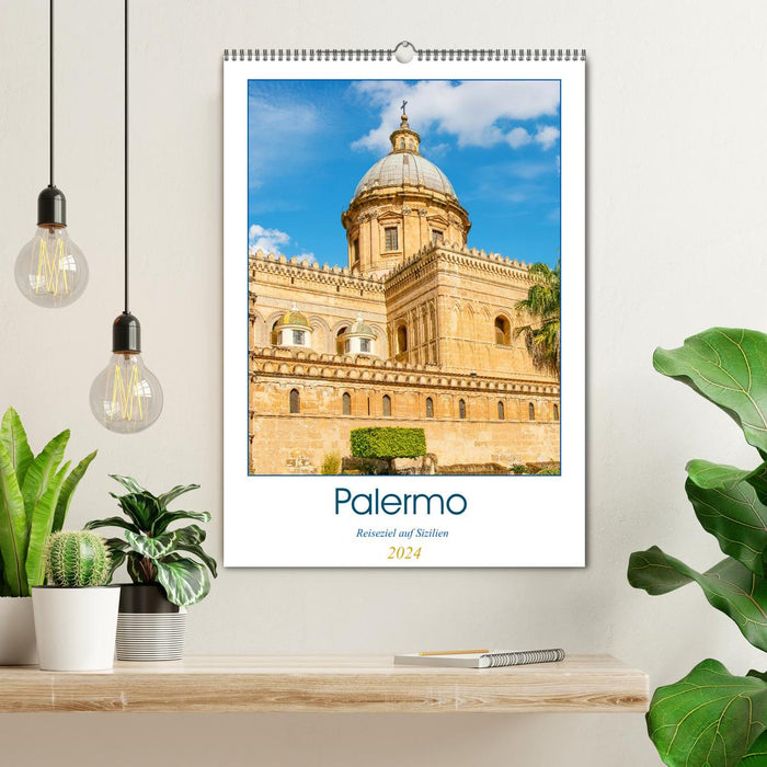 Palerme – destination de voyage en Sicile (calendrier mural CALVENDO 2024) 