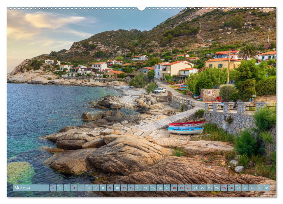 Trauminsel Elba: Mediterranes Paradies für Romantiker (CALVENDO Premium Wandkalender 2024)