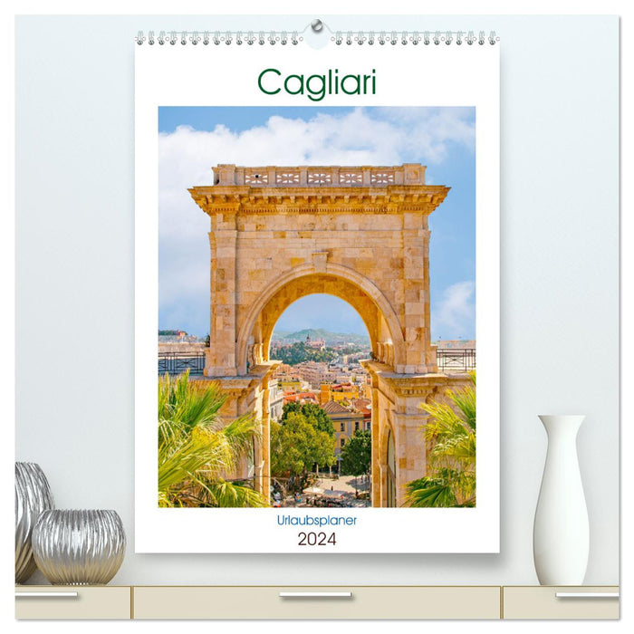 Cagliari - Planificateur de vacances (Calvendo Premium Wall Calendar 2024) 