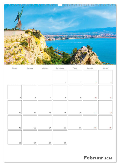 Cagliari - Urlaubsplaner (CALVENDO Premium Wandkalender 2024)