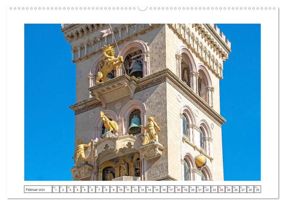 Messina - enchanting coastal city (CALVENDO Premium Wall Calendar 2024) 