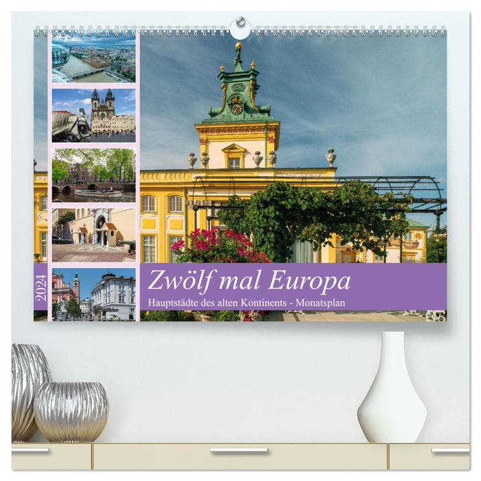 Douze fois Europe (Calendrier mural CALVENDO Premium 2024) 