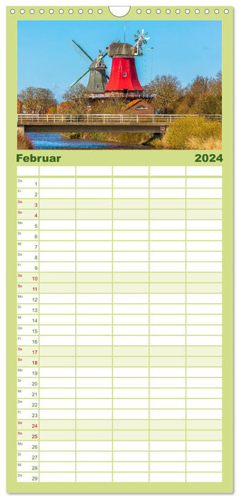 Tour de Ostfriesland (CALVENDO Familienplaner 2024)