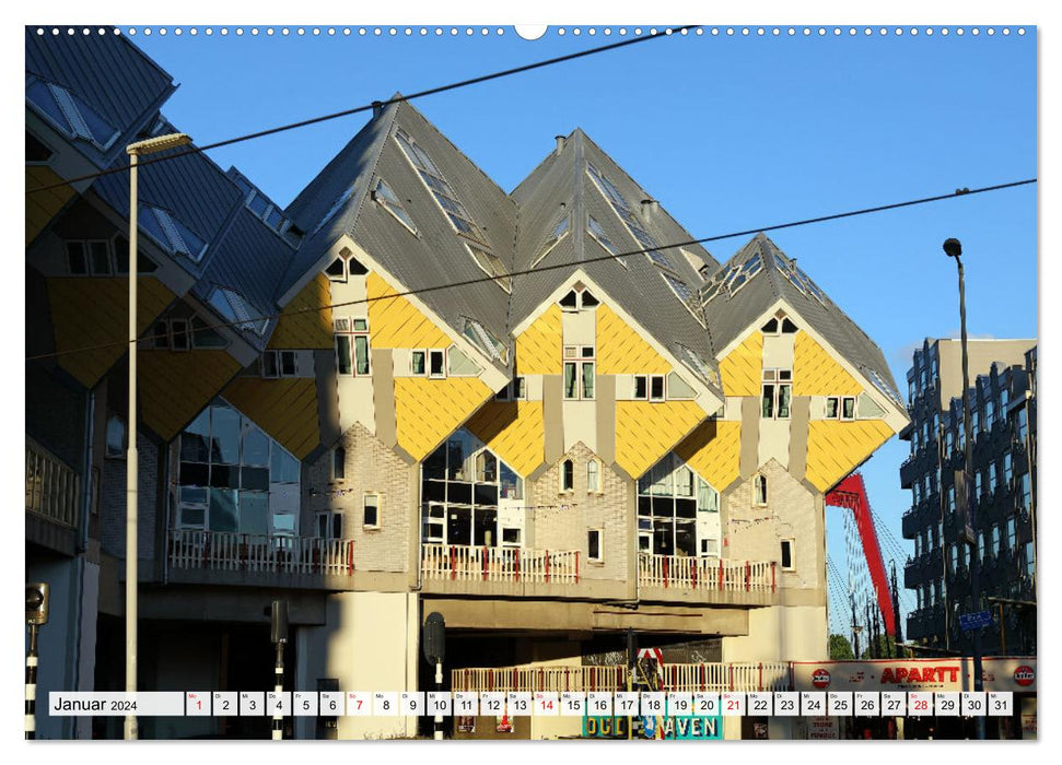 Dutch Architecture (CALVENDO Wall Calendar 2024) 