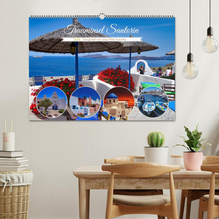 Trauminsel Santorin (CALVENDO Wandkalender 2024)