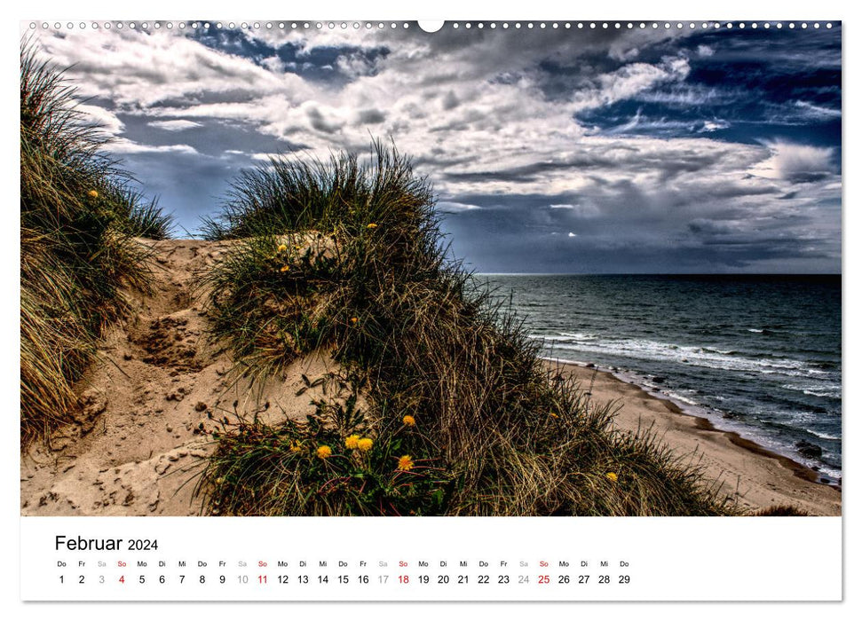 Dune moments - A day in the dunes of North Jutland (CALVENDO wall calendar 2024) 