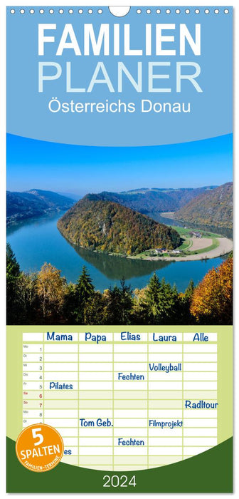 Österreichs Donau (CALVENDO Familienplaner 2024)