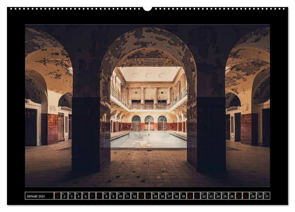 Das alte Stadtbad Leipzig (CALVENDO Wandkalender 2024)