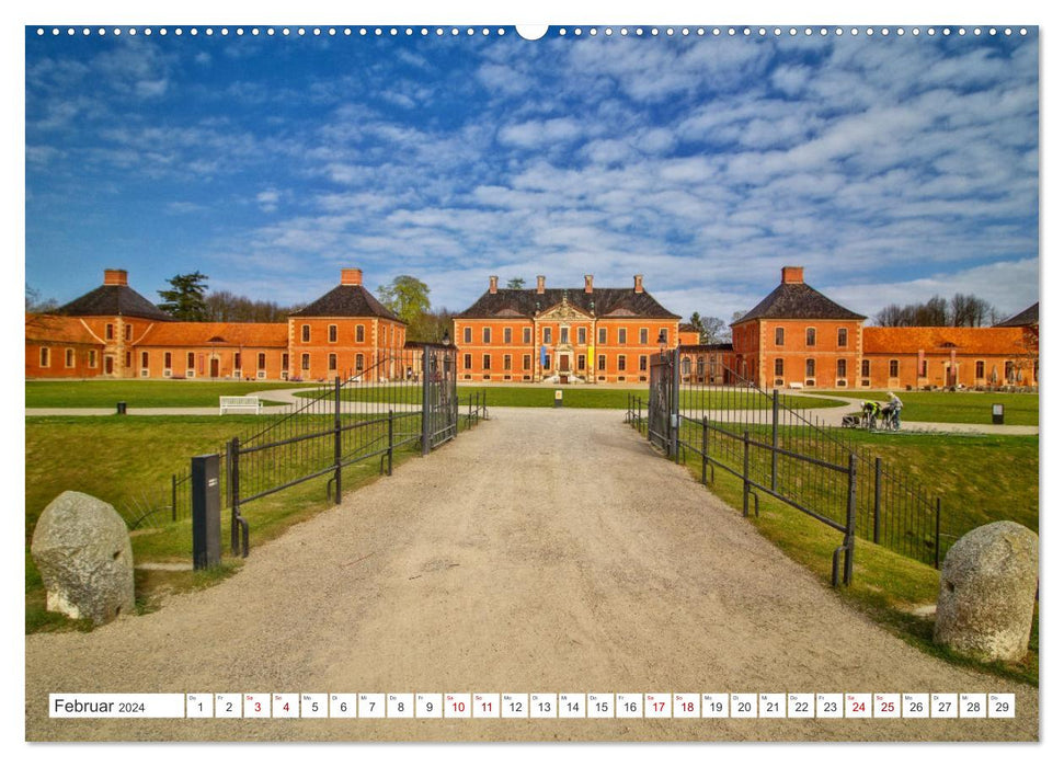 Le château Klützer de Bothmer - Un jour de mai dans le beau coin d'Angleterre du Mecklembourg (Calendrier mural CALVENDO Premium 2024) 