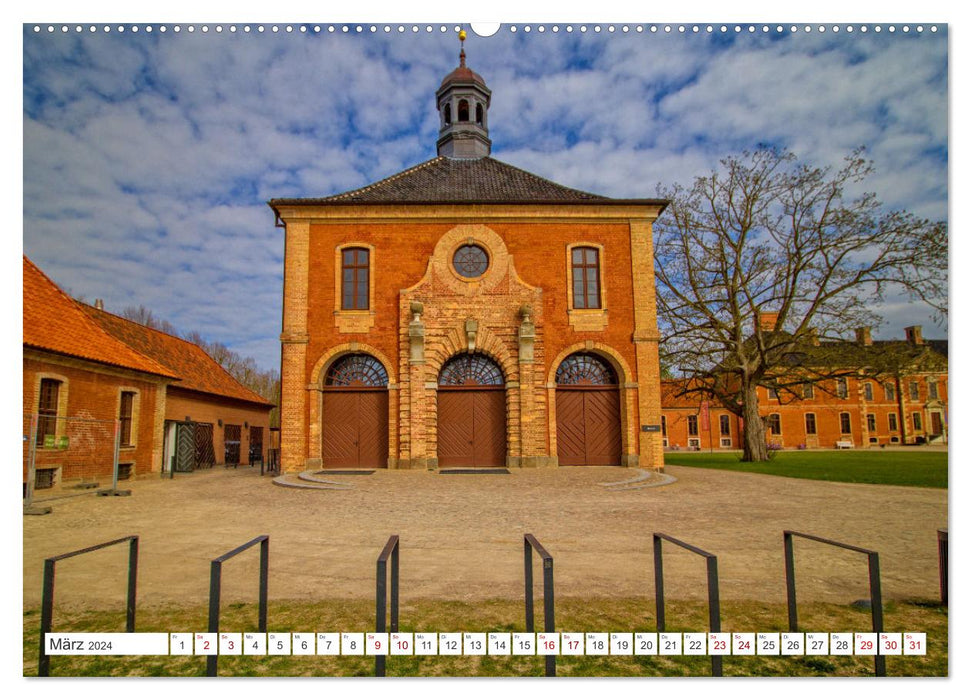 Le château Klützer de Bothmer - Un jour de mai dans le beau coin d'Angleterre du Mecklembourg (Calendrier mural CALVENDO Premium 2024) 