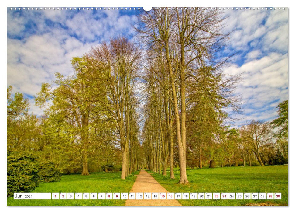 Le château Klützer de Bothmer - Un jour de mai dans le beau coin d'Angleterre du Mecklembourg (Calendrier mural CALVENDO Premium 2024) 