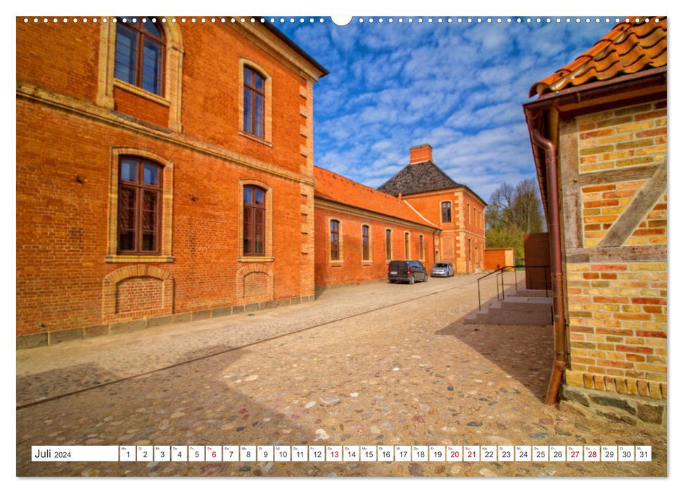 Le château Klützer de Bothmer - Un jour de mai dans le beau coin d'Angleterre du Mecklembourg (Calendrier mural CALVENDO Premium 2024) 