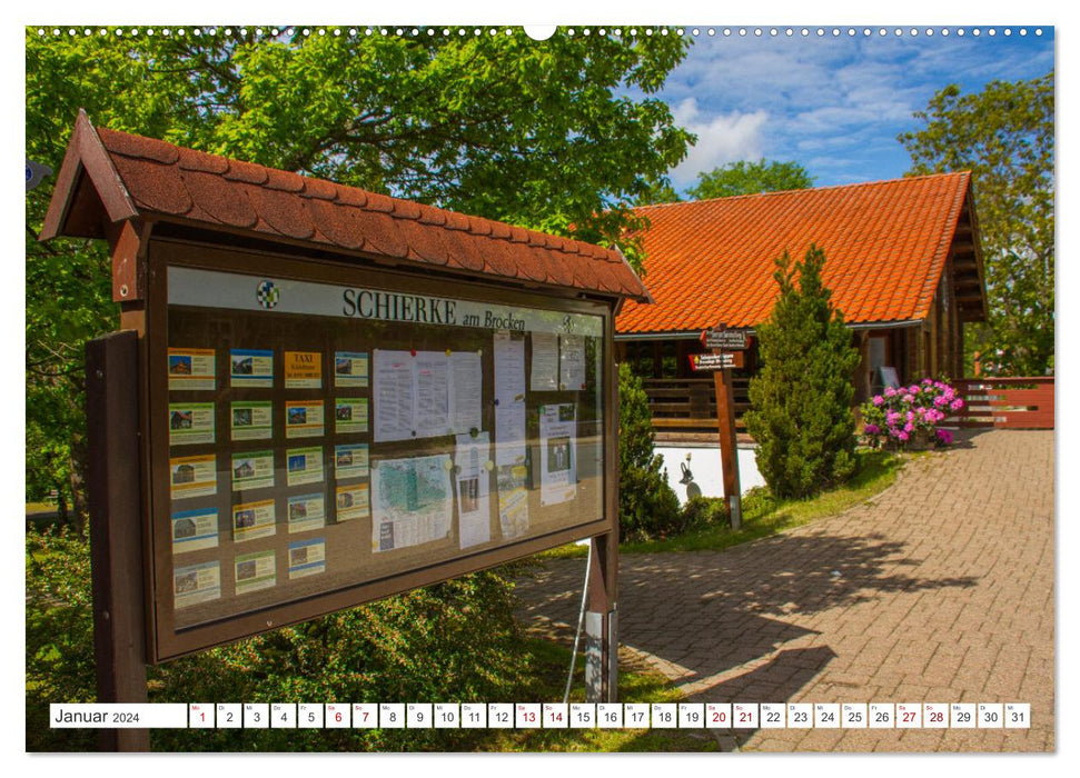 Schierke am Brocken - Die schönste Ortschaft unterhalb des Brockengipfels (CALVENDO Premium Wandkalender 2024)