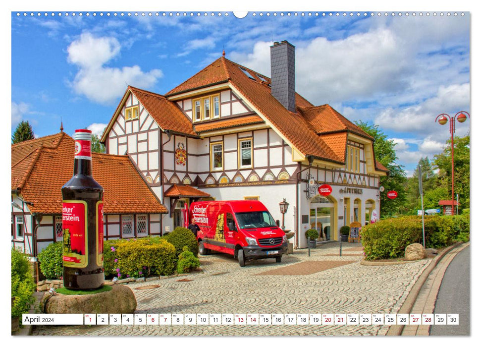 Schierke am Brocken - Le plus beau village sous le sommet du Brocken (Calendrier mural CALVENDO Premium 2024) 