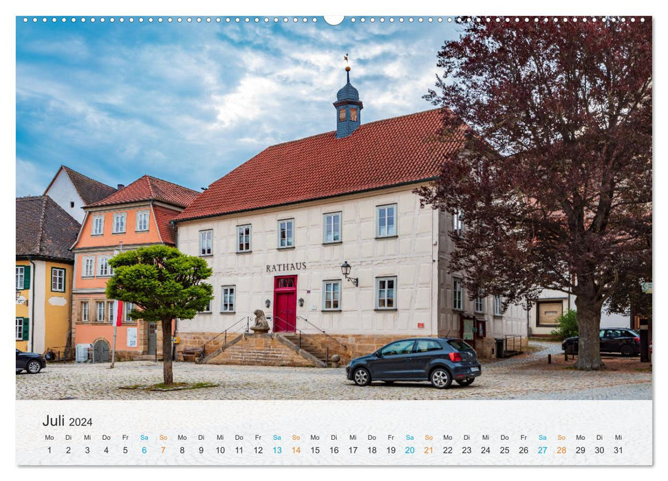 Seßlach - Kleinod des Coburger Landes (CALVENDO Premium Wandkalender 2024)