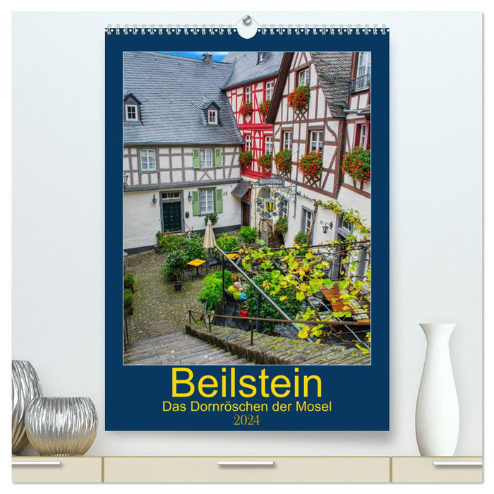 Beilstein - Das Dornröschen der Mosel (CALVENDO Premium Wandkalender 2024)