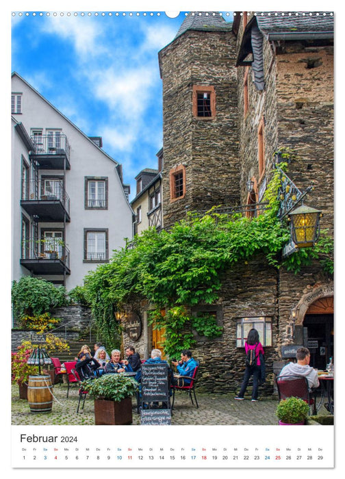 Beilstein - Das Dornröschen der Mosel (CALVENDO Premium Wandkalender 2024)