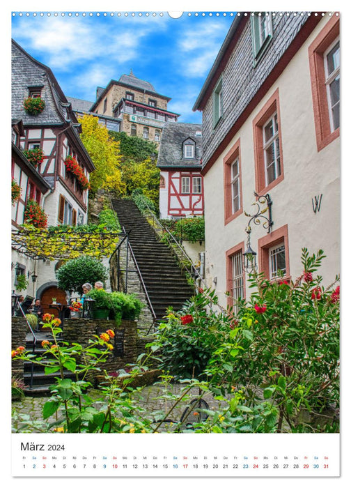 Beilstein - Das Dornröschen der Mosel (CALVENDO Premium Wandkalender 2024)