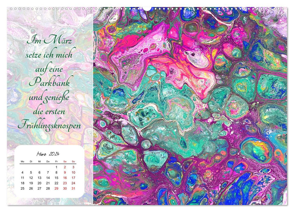 Your year filled with mindfulness (CALVENDO wall calendar 2024) 