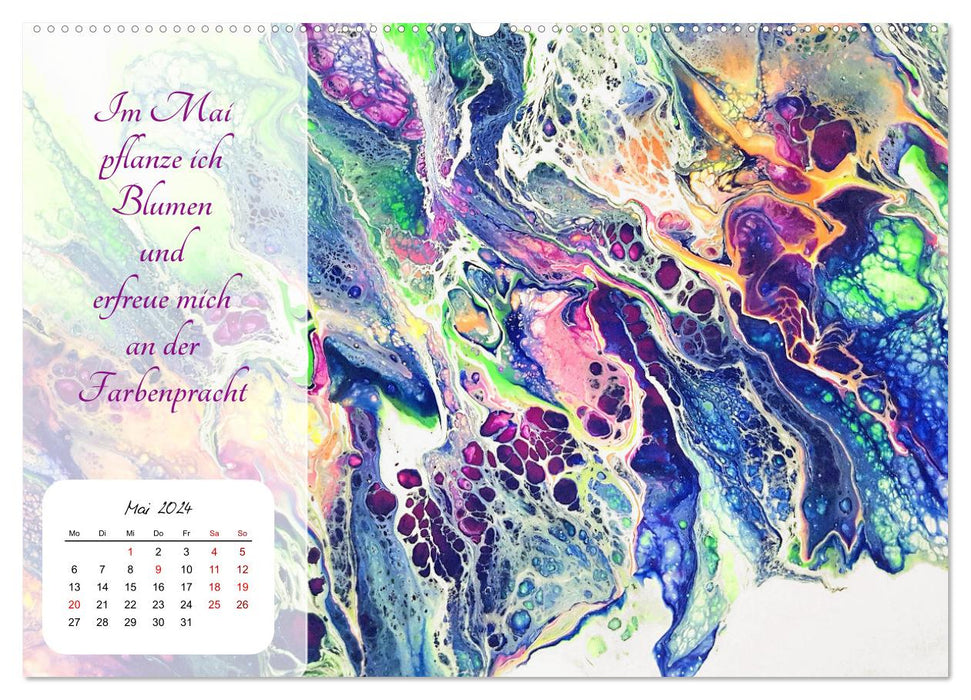Your year filled with mindfulness (CALVENDO wall calendar 2024) 