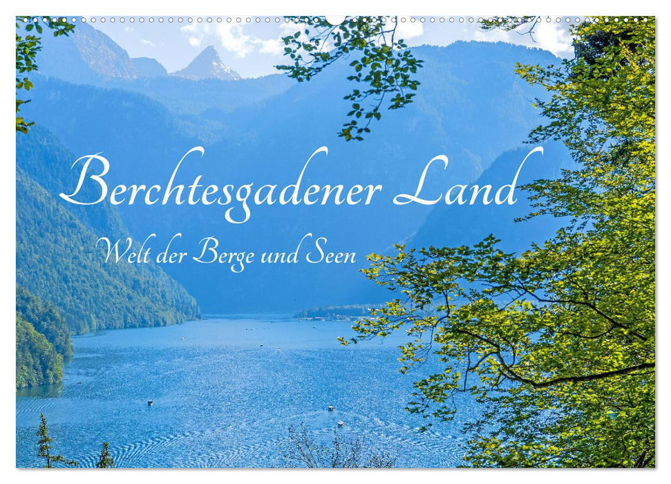 Berchtesgadener Land - world of mountains and lakes (CALVENDO wall calendar 2024) 