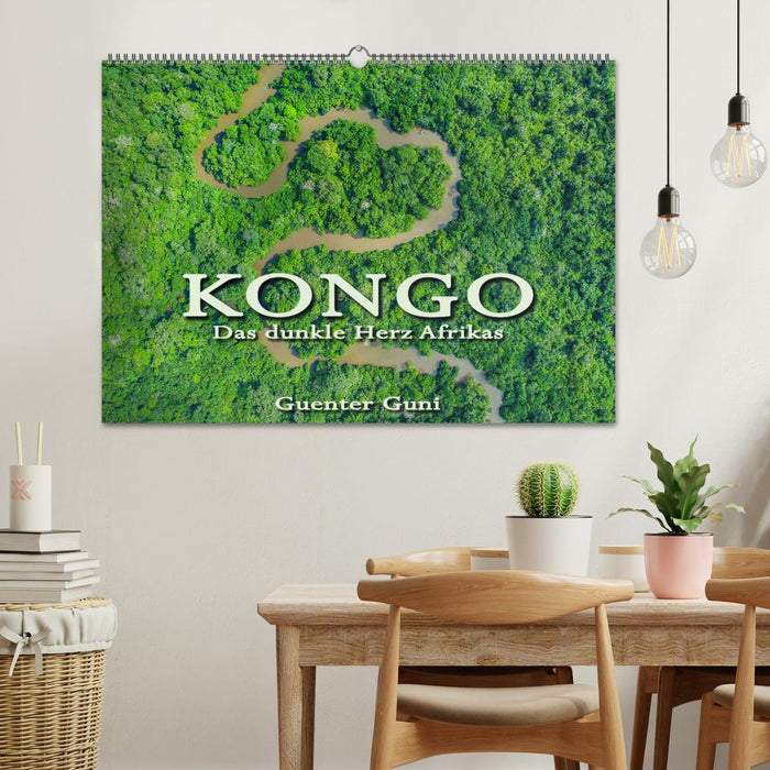 KONGO - das dunkle Herz Afrikas (CALVENDO Wandkalender 2024)