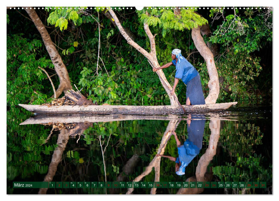 CONGO - the dark heart of Africa (CALVENDO wall calendar 2024) 