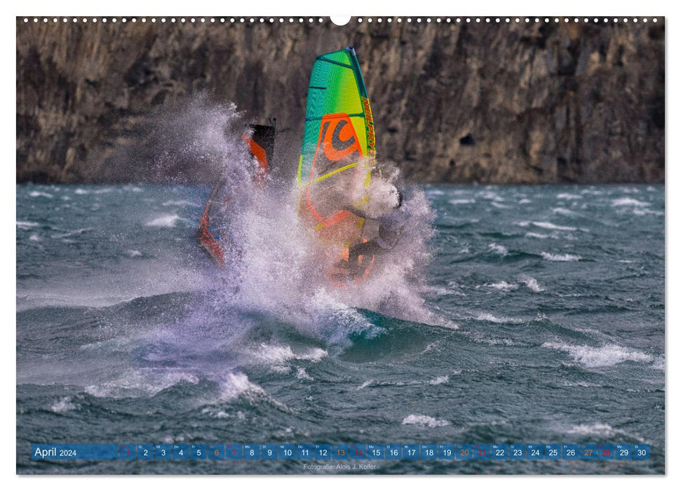 Surfing paradise Lake Urner (CALVENDO wall calendar 2024) 