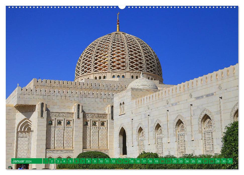 Unterwegs im Weihrauchland Oman (CALVENDO Premium Wandkalender 2024)