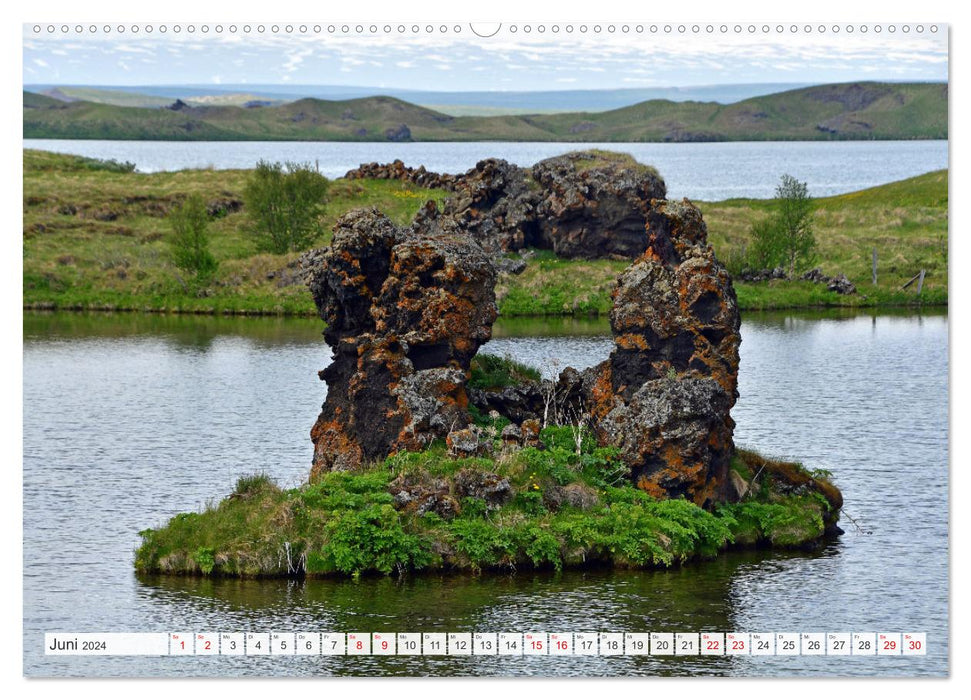 ICELAND, island of fire and ice (CALVENDO wall calendar 2024) 