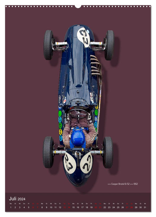Legenden des Rennsports, Historic Grand Prix Cars 1925-1960 (CALVENDO Premium Wandkalender 2024)