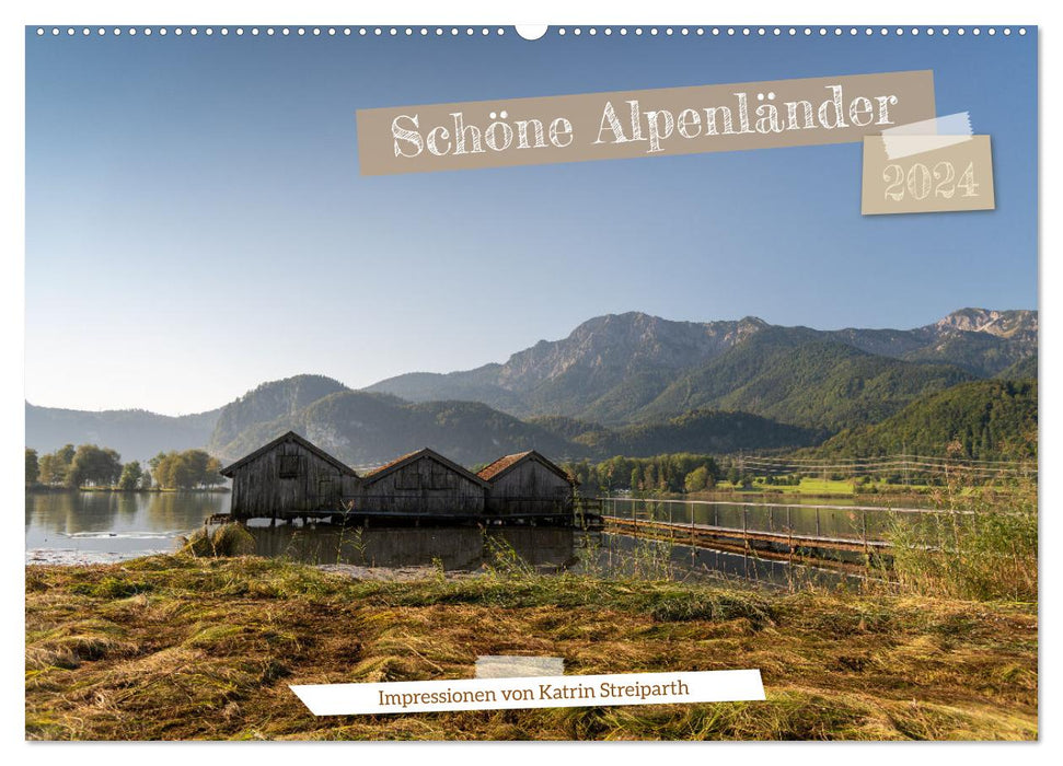 Schöne Alpenländer (CALVENDO Wandkalender 2024)